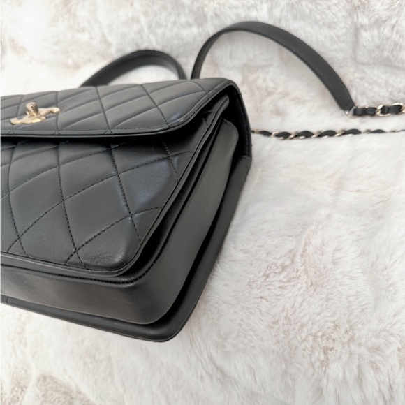 Chanel Misty Dark Grey Medium Flap Bag - Picture 6 of 16